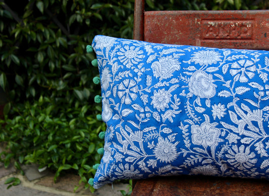 Cobalt Summer Cushion