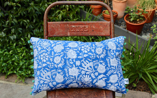 Cobalt Summer Cushion