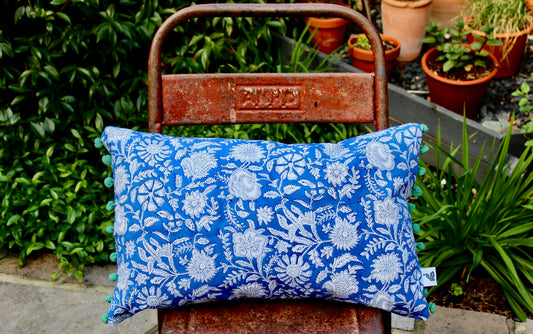 Cobalt Summer Cushion