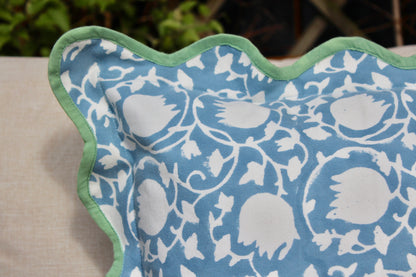 Jaipur Garden Scallop Cushion