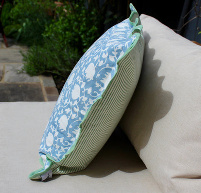 Jaipur Garden Scallop Cushion